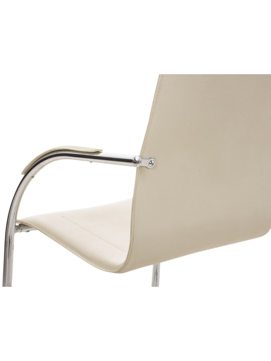 Sæt med 3 stole Melina, creme