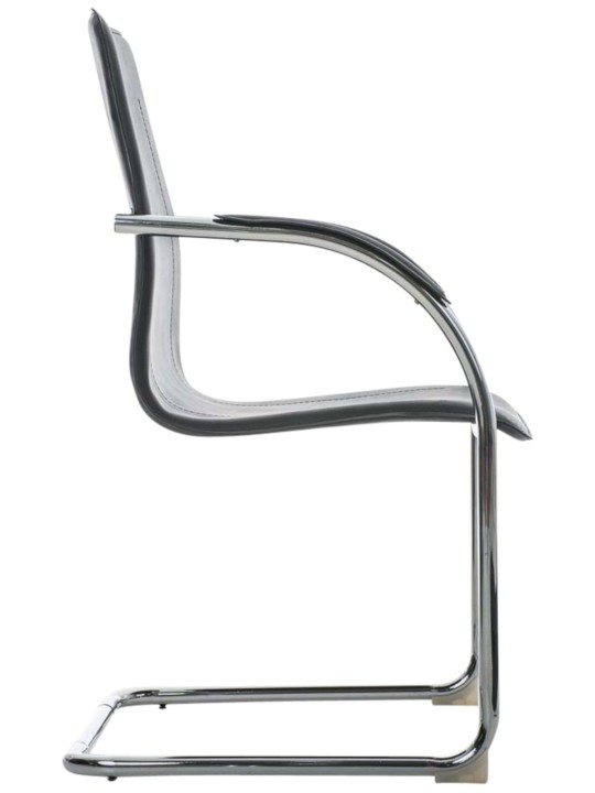 Sæt med 3 stole Melina, sort