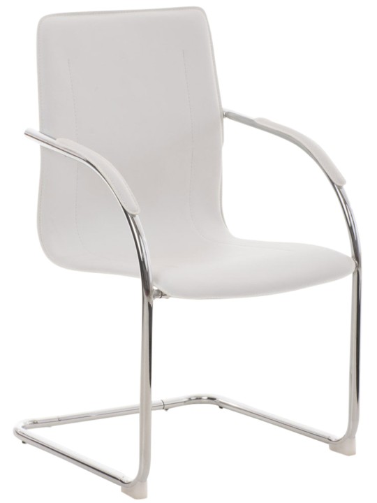 Sæt med 3 stole Melina, hvid