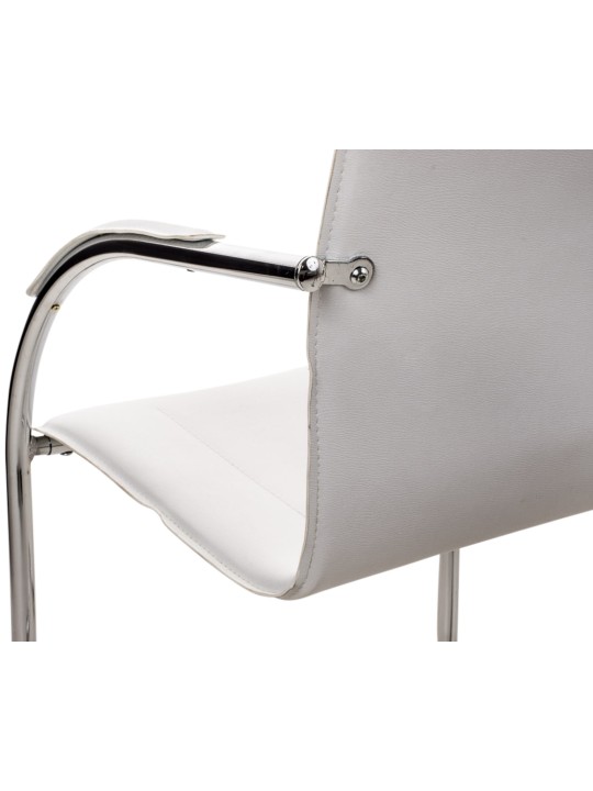 Sæt med 3 stole Melina, hvid