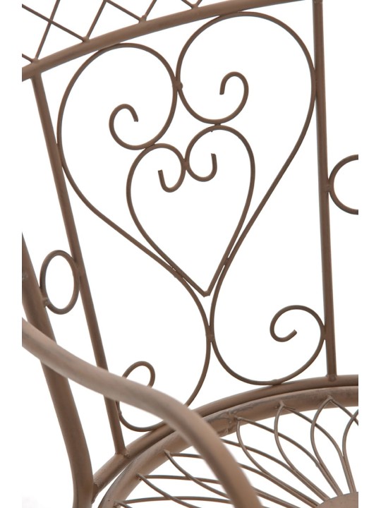 Sæt med 2 stole Sheela, antik brun