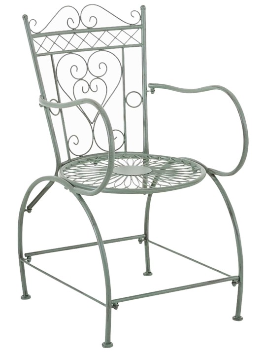 Sæt med 2 stole Sheela, antik grøn