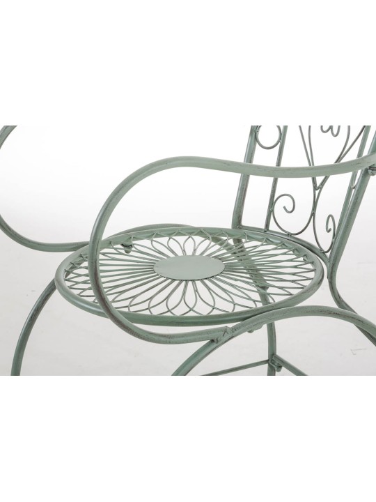 Sæt med 2 stole Sheela, antik grøn