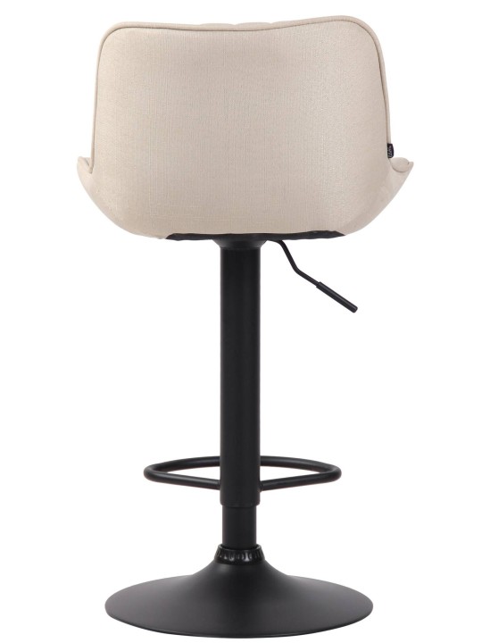 Sæt med 2 barstole Lentini stof, creme