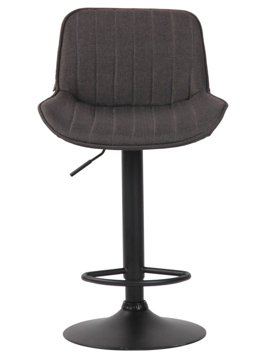 Sæt med 2 barstole Lentini stof, mørkegrå