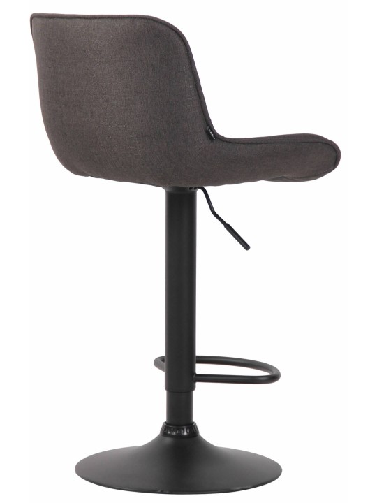 Sæt med 2 barstole Lentini stof, mørkegrå