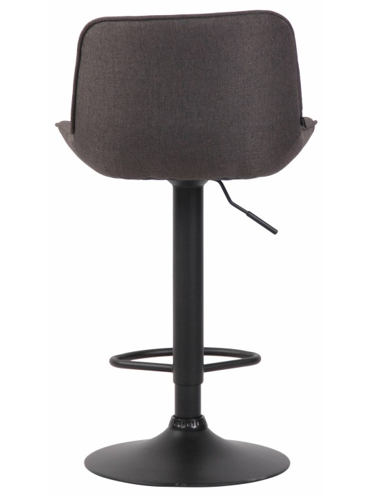 Sæt med 2 barstole Lentini stof, mørkegrå