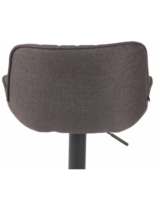 Sæt med 2 barstole Lentini stof, mørkegrå