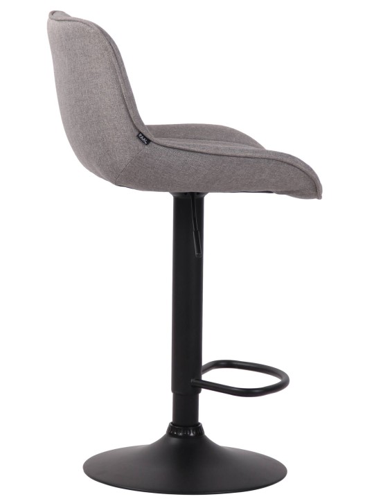 Sæt med 2 barstole Lentini stof, grå