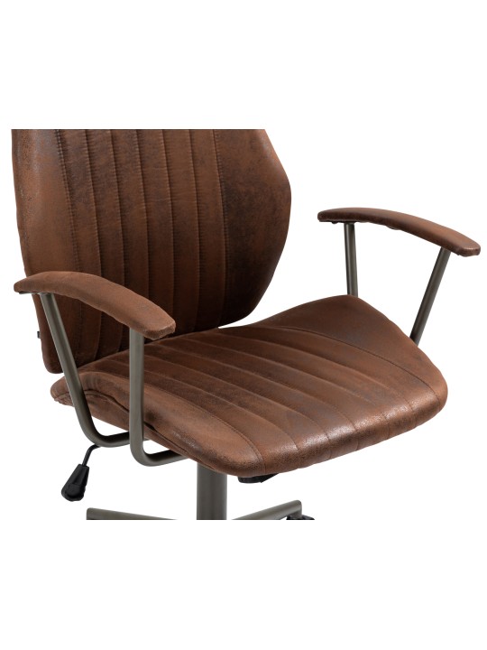 Kontorstol Nampa, cognac