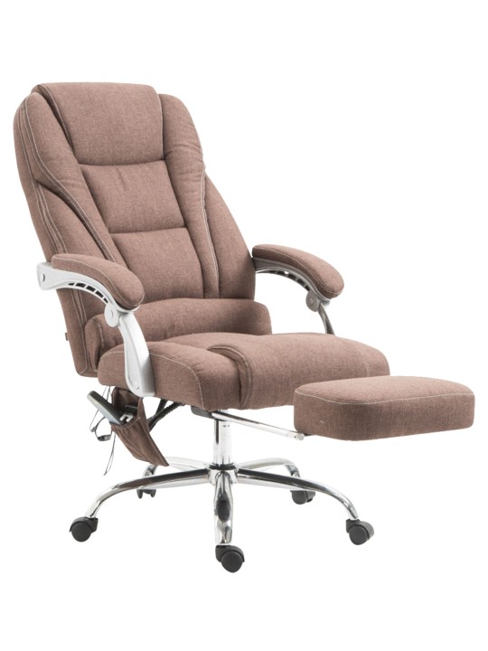 Kontorstol Pacific stof med massagefunktion, brun