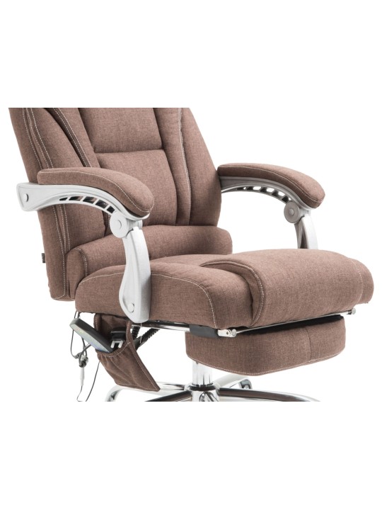 Kontorstol Pacific stof med massagefunktion, brun