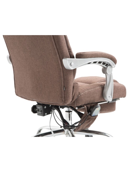 Kontorstol Pacific stof med massagefunktion, brun