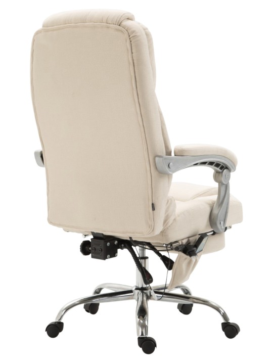 Kontorstol Pacific stof med massagefunktion, creme