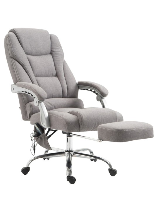 Kontorstol Pacific stof med massagefunktion, grå