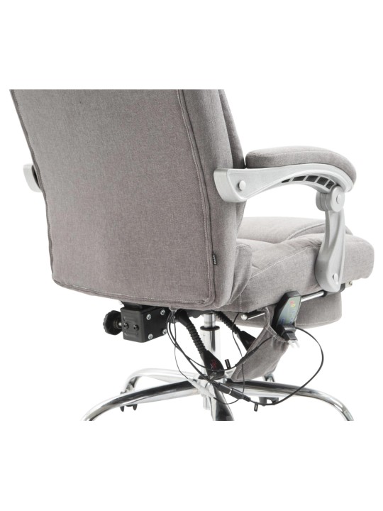 Kontorstol Pacific stof med massagefunktion, grå