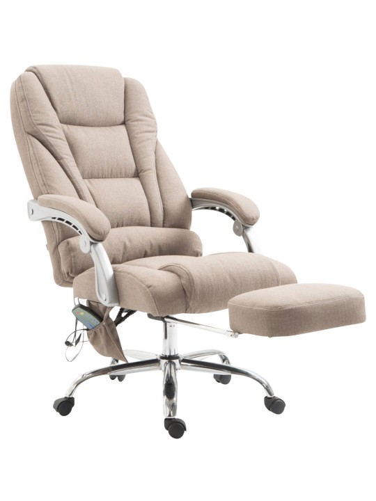 Kontorstol Pacific stof med massagefunktion, taupe