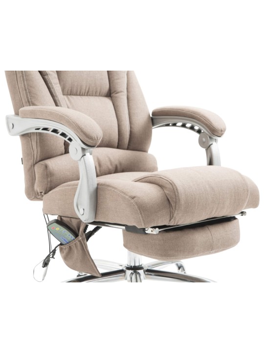 Kontorstol Pacific stof med massagefunktion, taupe