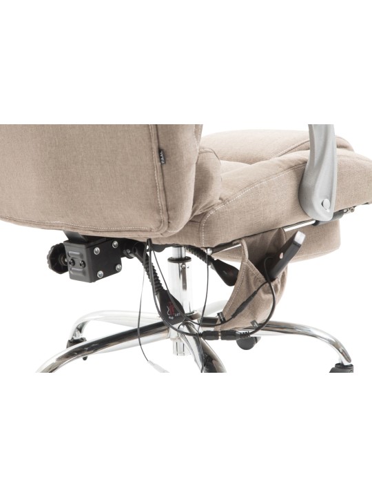 Kontorstol Pacific stof med massagefunktion, taupe