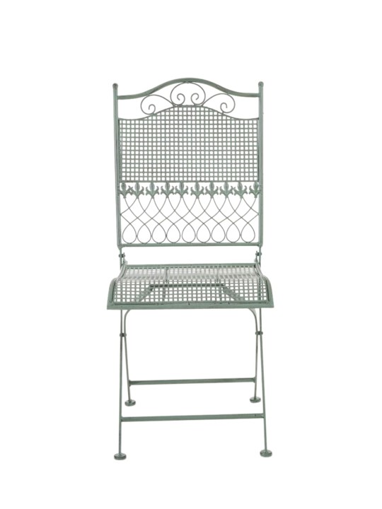 Sæt med 2 havestole Kiran, antik grøn