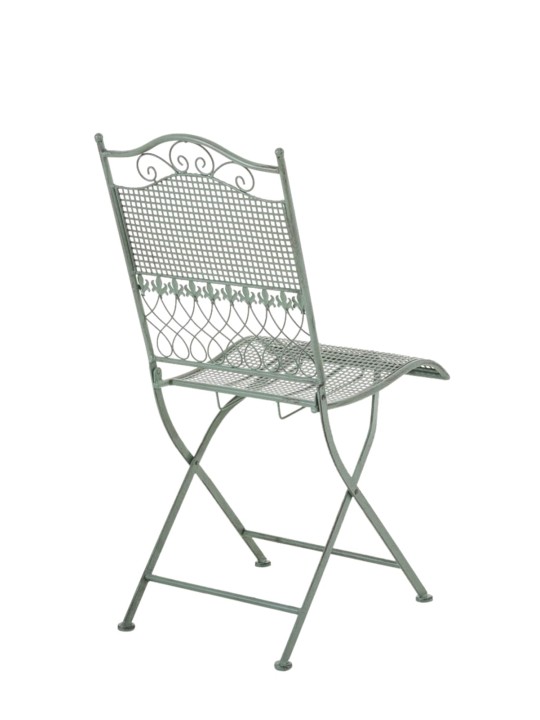 Sæt med 2 havestole Kiran, antik grøn