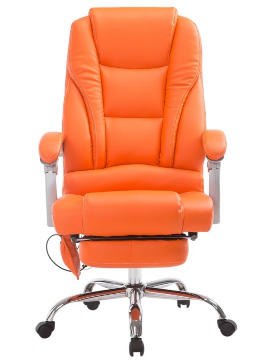 Pacific kontorstol med massagefunktion, orange