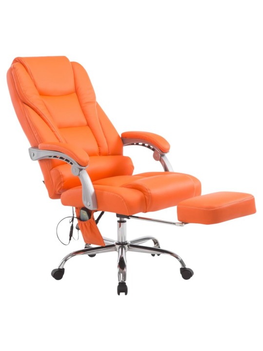 Pacific kontorstol med massagefunktion, orange