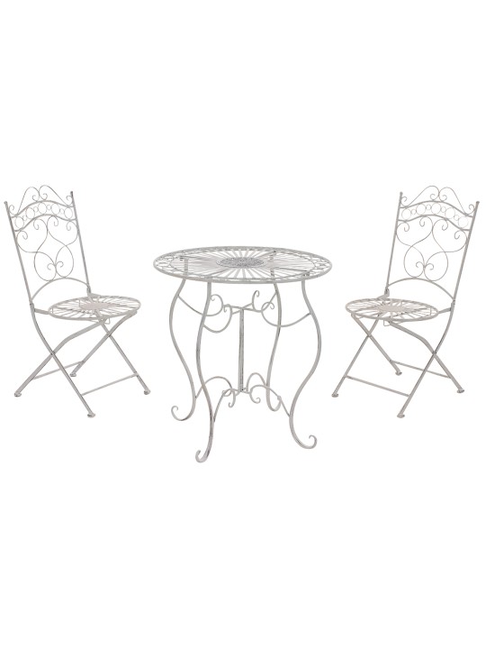 Indra siddegruppe, antik hvid