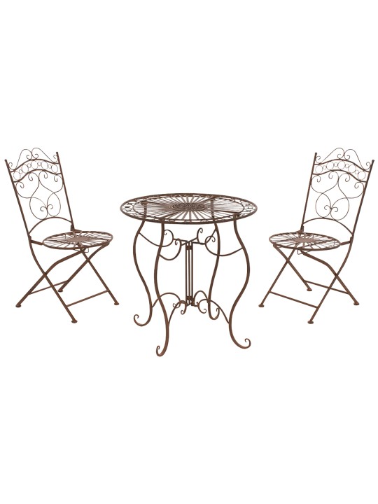 Indra siddegruppe, antik brun Indra siddegruppe, antik brun