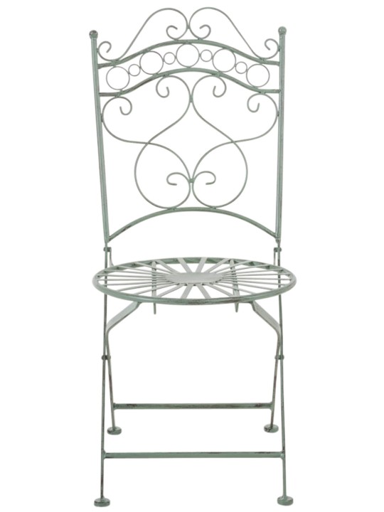 Sæt med 2 stole Indra, antik grøn