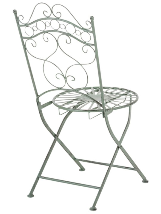 Sæt med 2 stole Indra, antik grøn