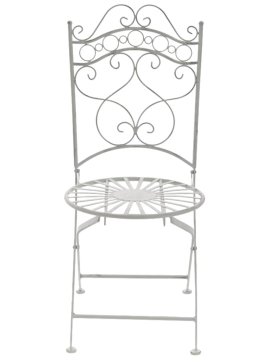 Sæt med 2 stole Indra, antik hvid