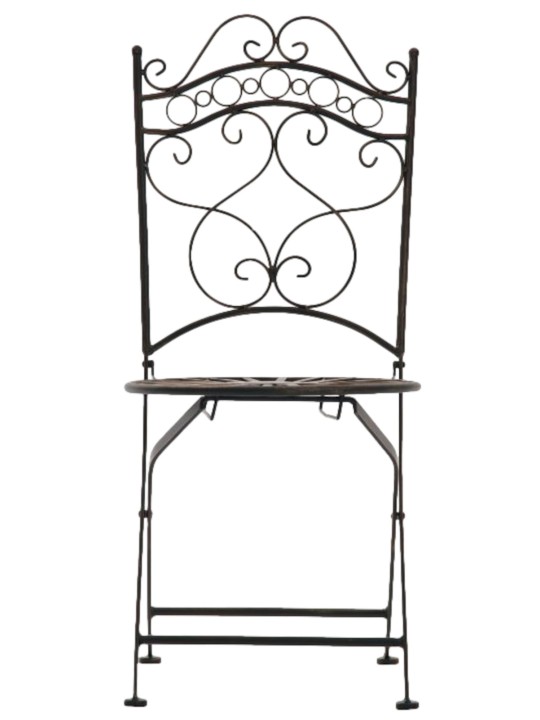 Sæt med 2 stole Indra, bronze