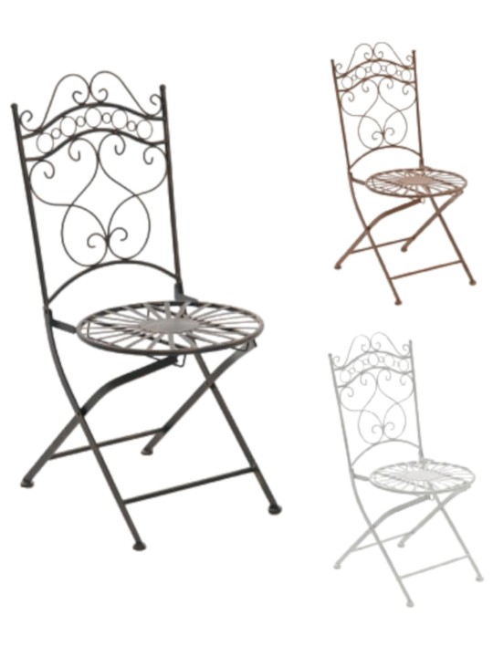 Sæt med 2 stole Indra, bronze