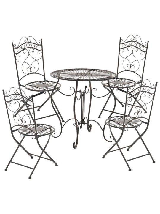 Sæt med 2 stole Indra, bronze