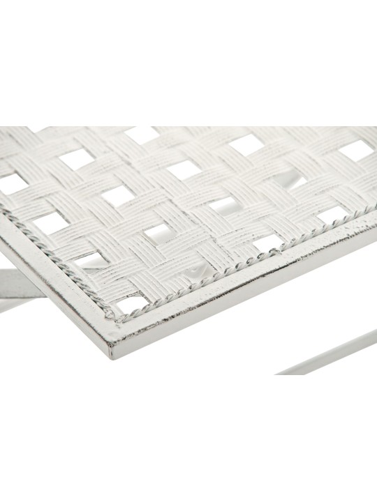 Sæt med 2 klapstole Asina, antik hvid