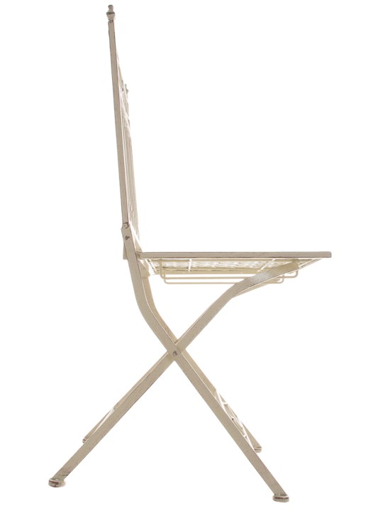 Sæt med 2 klapstole Asina, antik creme