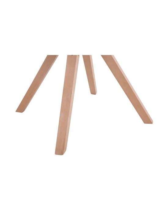 Sæt med 4 besøgsstole Toulouse stof Square Natura, blå