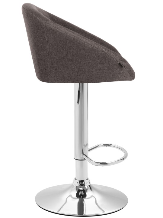 Barstol Miami V2 stof C, mørkegrå