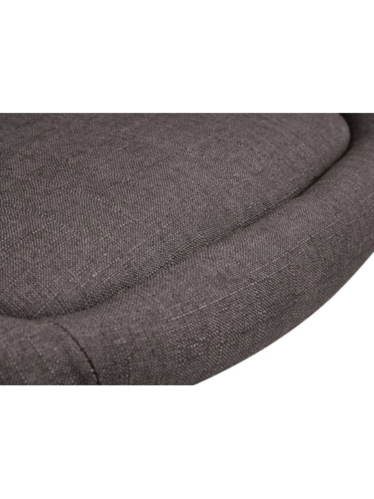 Barstol Miami V2 stof C, mørkegrå