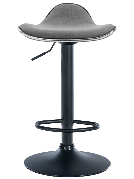 Barstol Shanghai stof, lysegrå