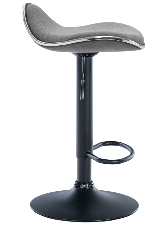 Barstol Shanghai stof, lysegrå