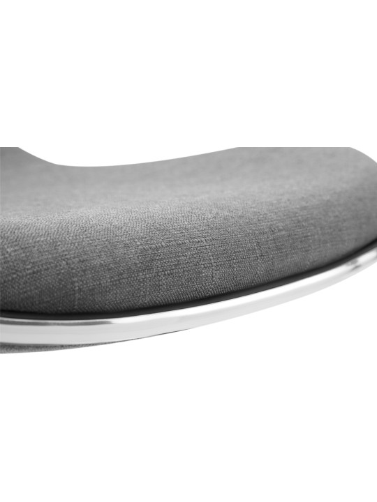 Barstol Shanghai stof, lysegrå