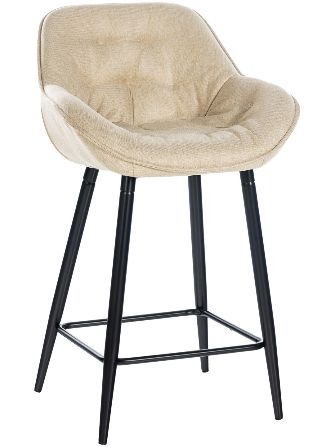 Barstol Gibson stof, creme