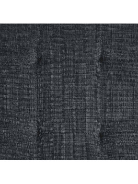 Bænk Barci STOF, mørkegrå