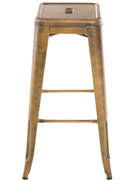 Sæt med 2 barstole Joshua V2, guld