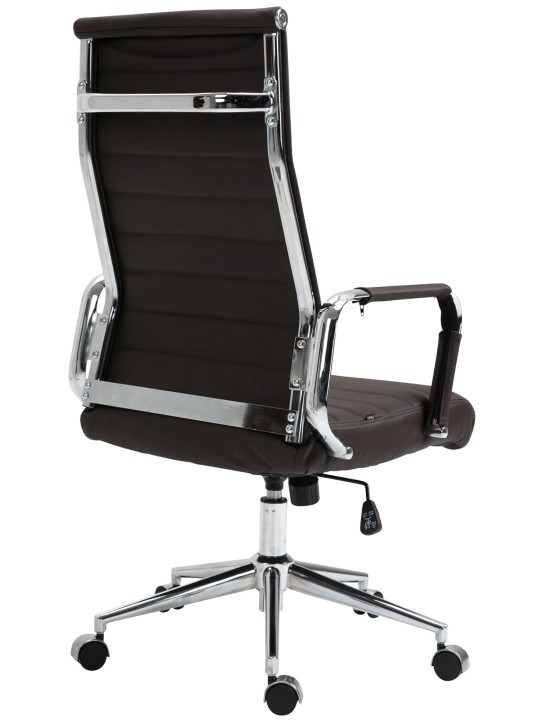 Kontorstol Columbus ægte læder, brun Kontorstol Columbus ægte læder, brun