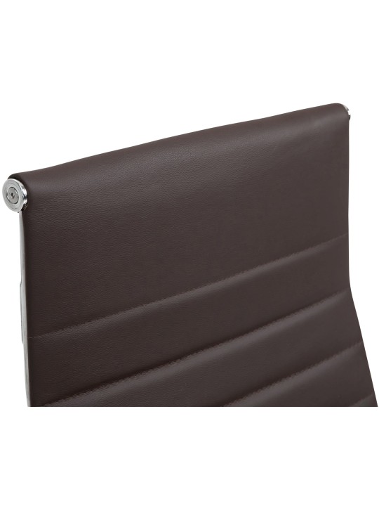 Kontorstol Columbus ægte læder, brun Kontorstol Columbus ægte læder, brun