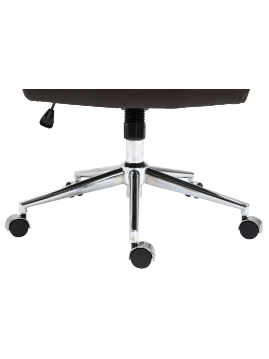 Kontorstol Columbus ægte læder, brun Kontorstol Columbus ægte læder, brun