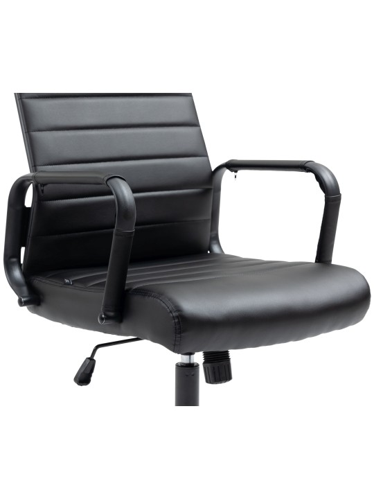 Kontorstol Columbus, sort/sort